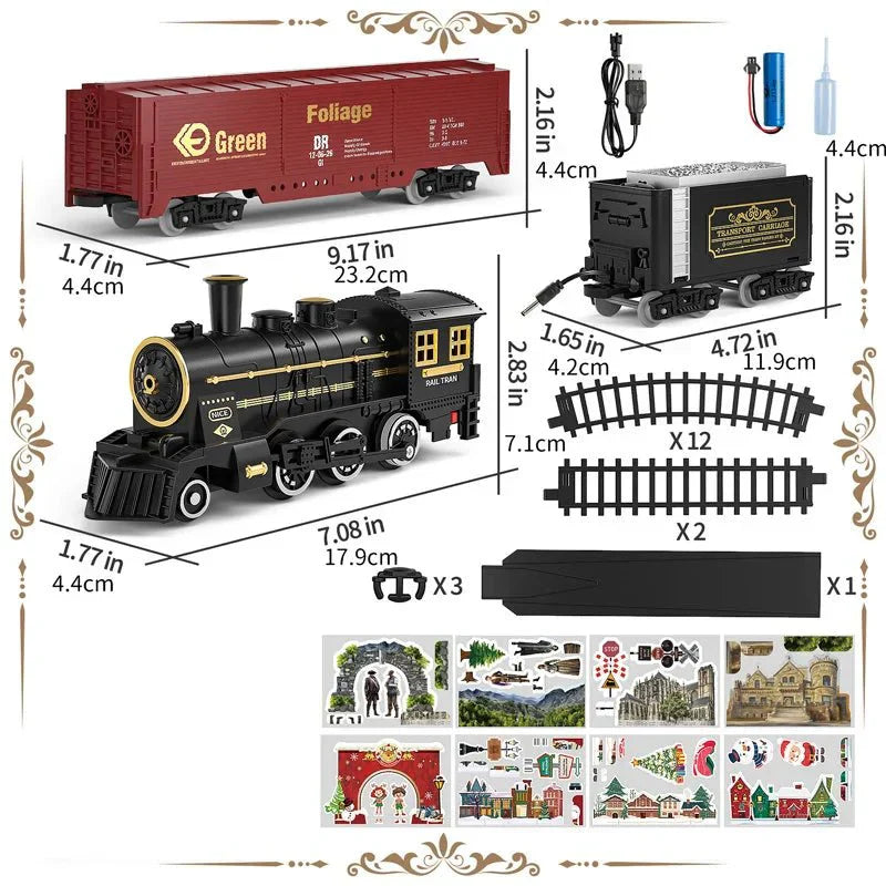 ClassicTrack Set – Train Vintage Effets Réalistes