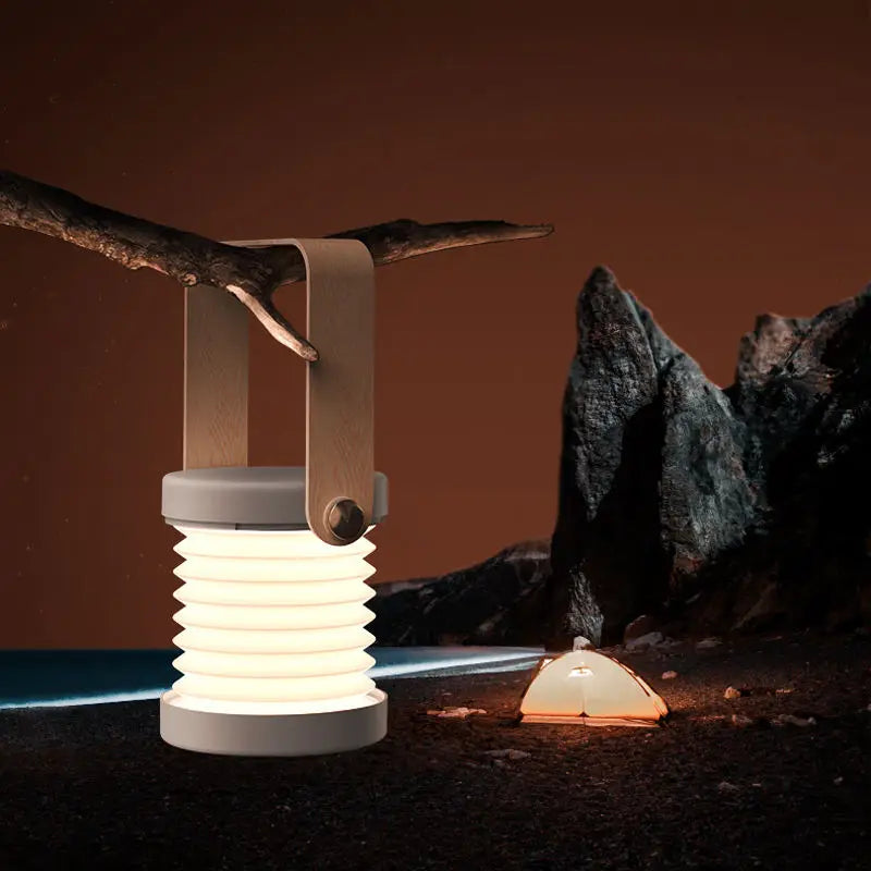 CompactGlow - Lampe de Bureau LED Pliable pour la Maison et le Voyage