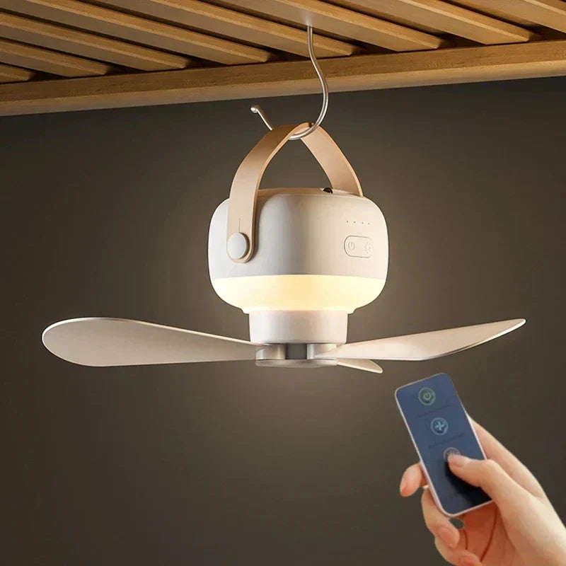AirGlow Luxe Fan - Ventilateur de Plafond Élégant avec Éclairage LED