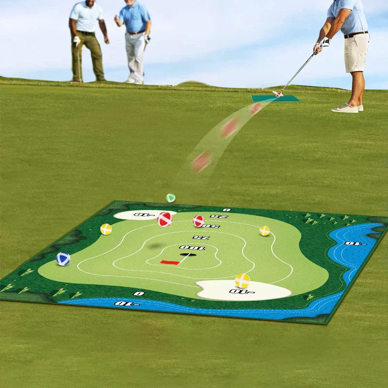 SwingZone - Compact Indoor Golf Set for the Home
