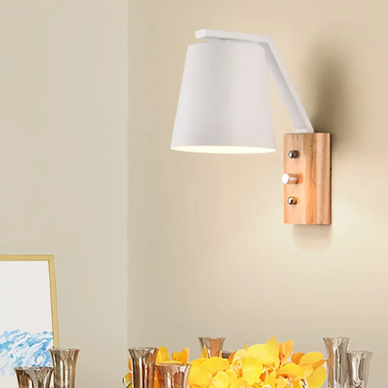 WoodGlow Light - Wooden LED Wall Sconce for Bedroom