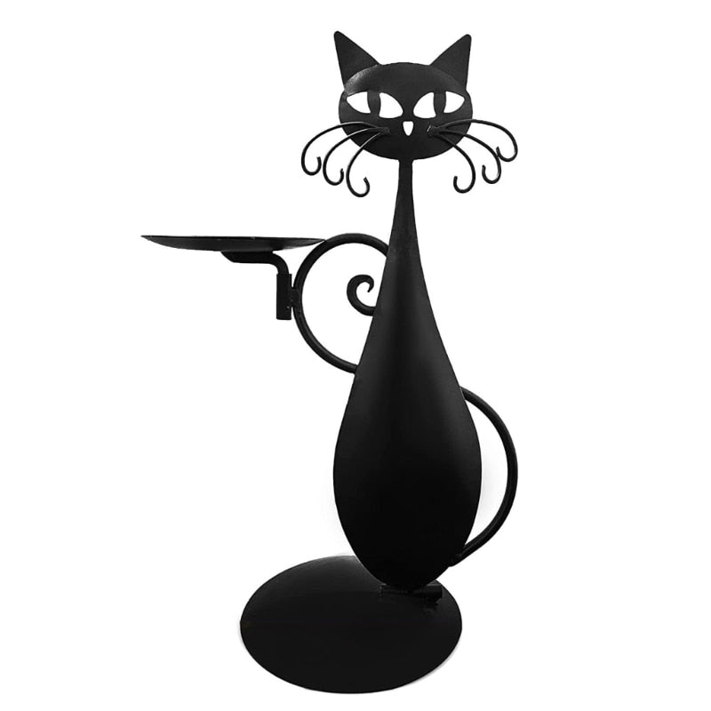 Midnight Panther - Bougeoir Chat Noir Mystique