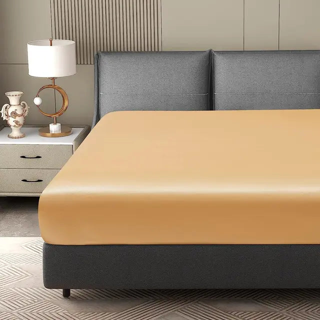 SatinDoux - Soft Satin Fitted Sheet for Ultimate Comfort