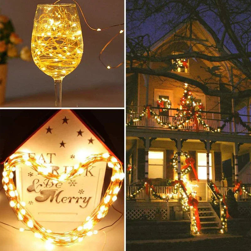 LumiereSolaire Fairy Lights - Solar String Lights for Outdoor Spaces