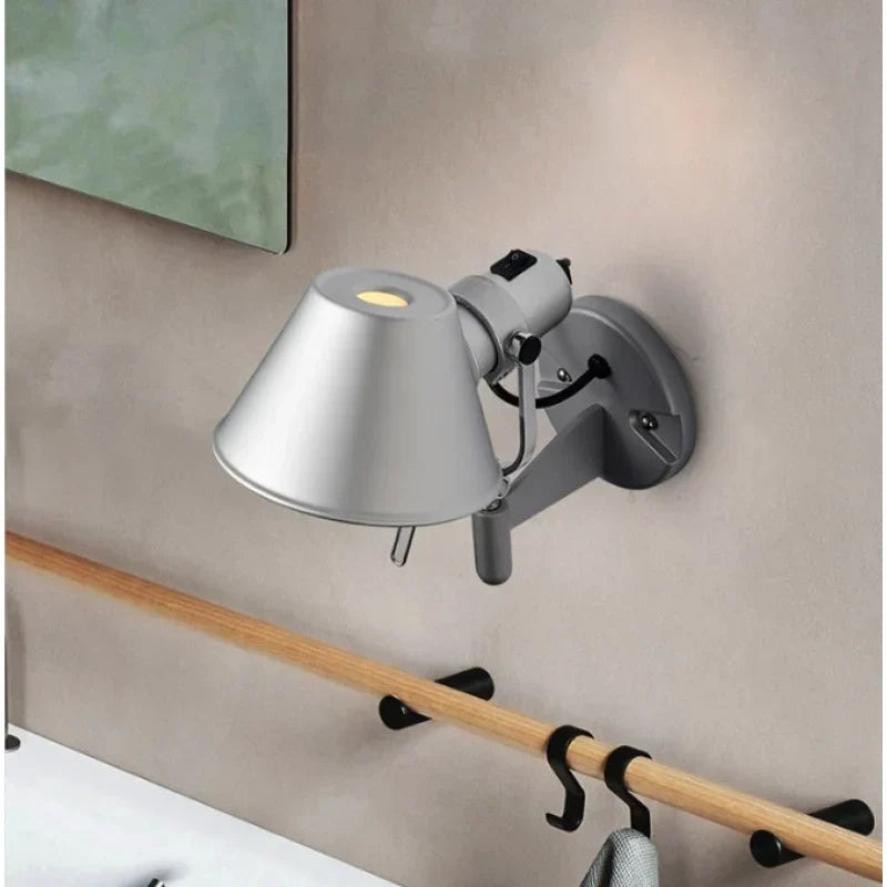 RockFleur - Adjustable Industrial Wall Sconce for the Bedroom