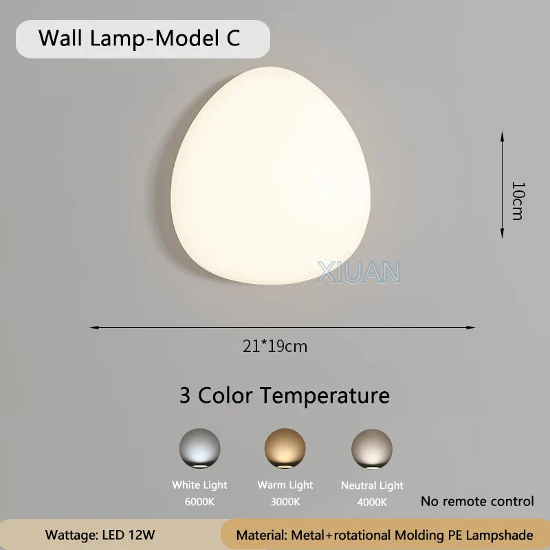 WhiteCloud Lamp - LED Cloud Wall Sconce for Bedroom and Living Room
