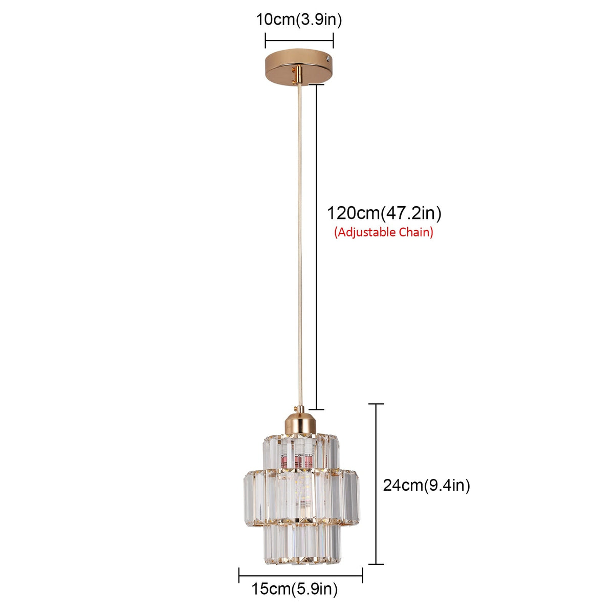 Fernando - Luxurious Crystal Ceiling Light for Elegant Spaces