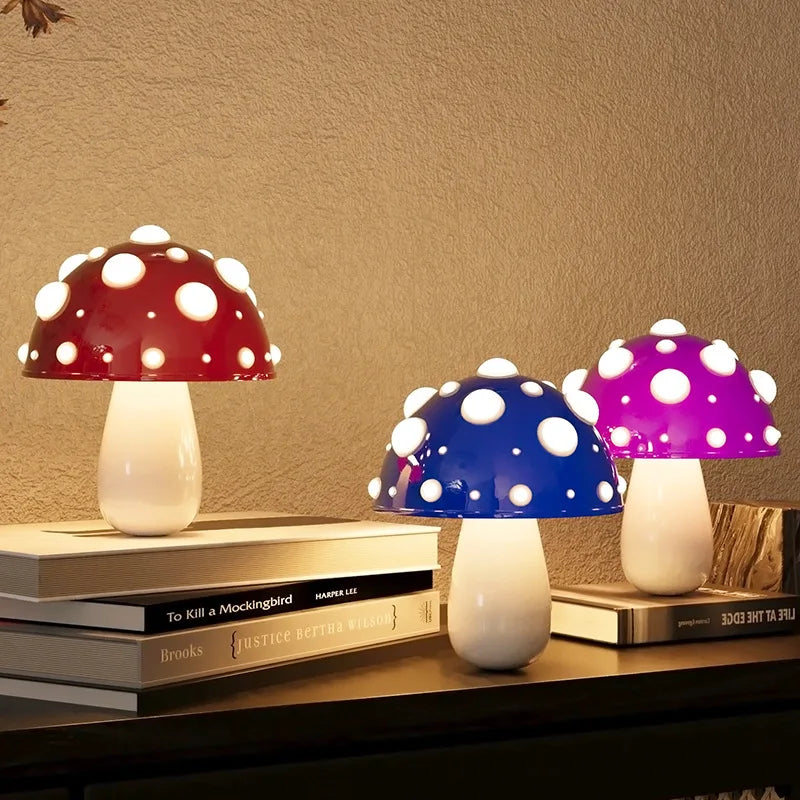 FungiLuxe - Mushroom-Shaped LED Table Lamp