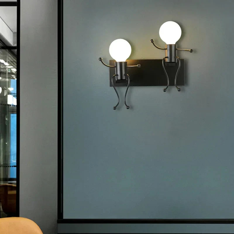 RobotLume - LED Robot Wall Light for Kids' Rooms