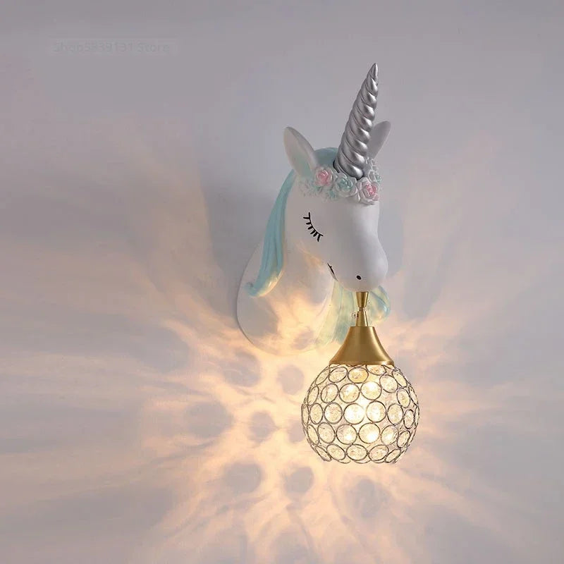 UnicornLicht - Unicorn Wall Sconce for Kids' Room