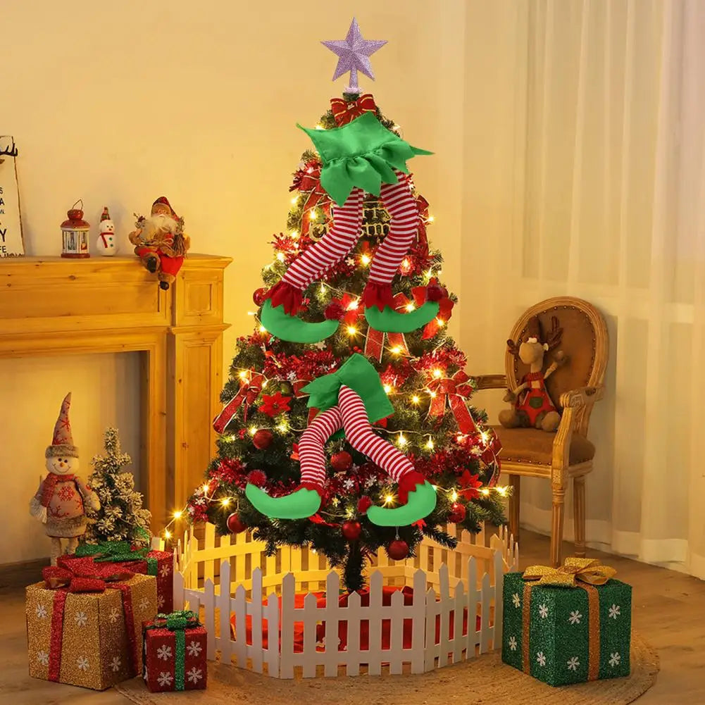 Elfie Legs - Plush Elf Legs Christmas Decoration