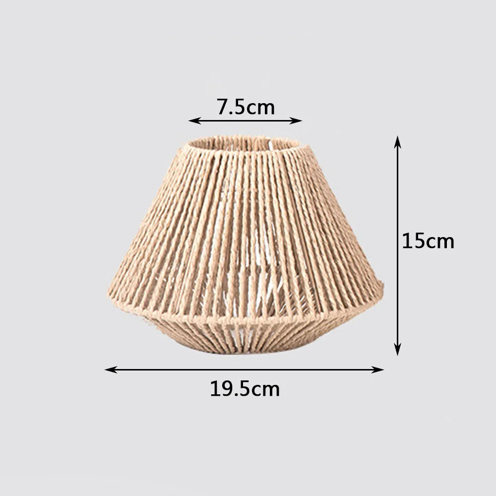 Rattan Pendant Light - Geometric Design Hanging Lamp for a Warm Atmosphere
