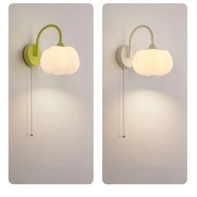 ModernLuxe - Elegant LED Wall Sconce with Pull Switch