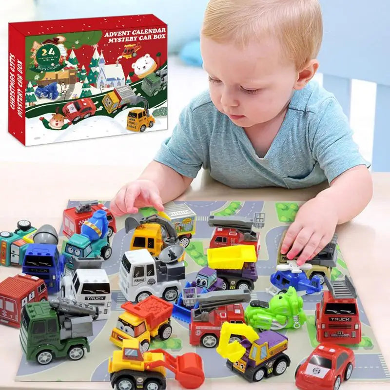 SpeedJoy Calendar - Christmas Countdown Car Calendar for Kids