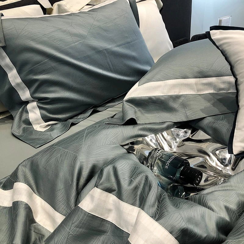 Serene Escape - Luxury Egyptian Cotton Duvet Cover Set