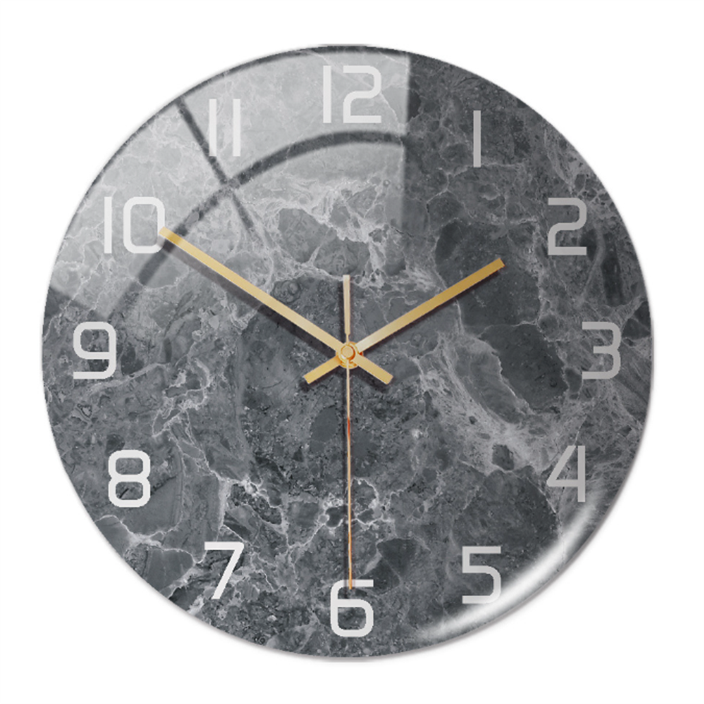 Timeless Marble - Silent Mechanism Marble Wall Clock