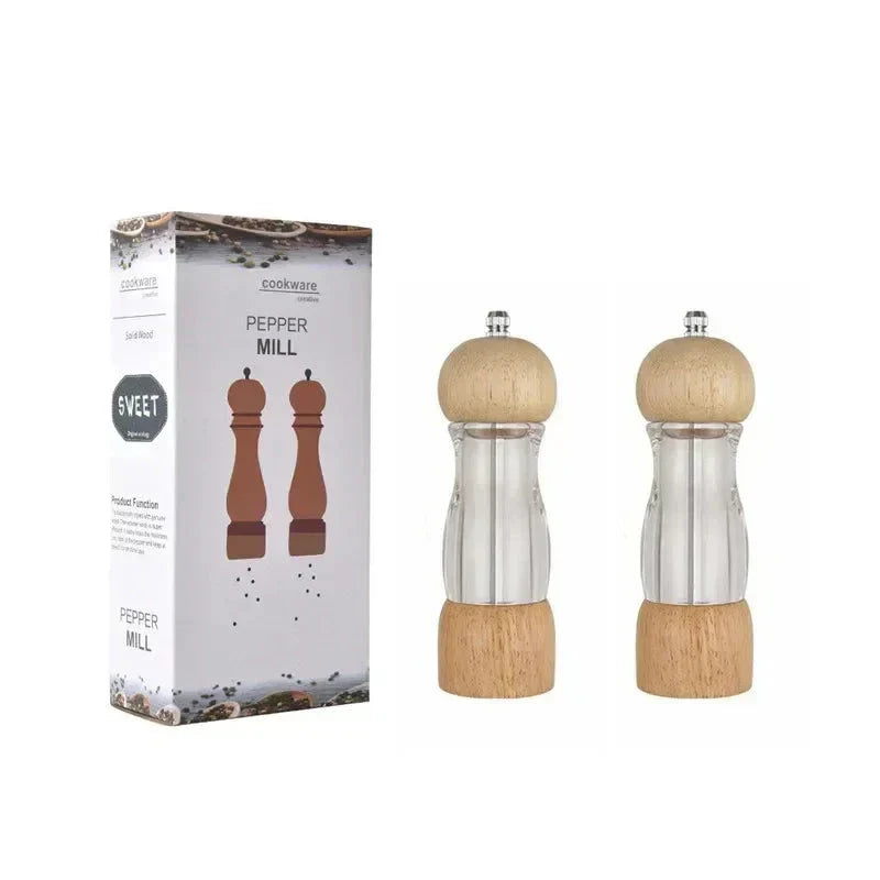 MolenKunst - Set de Moulins à Sel et Poivre Élégants en Bois