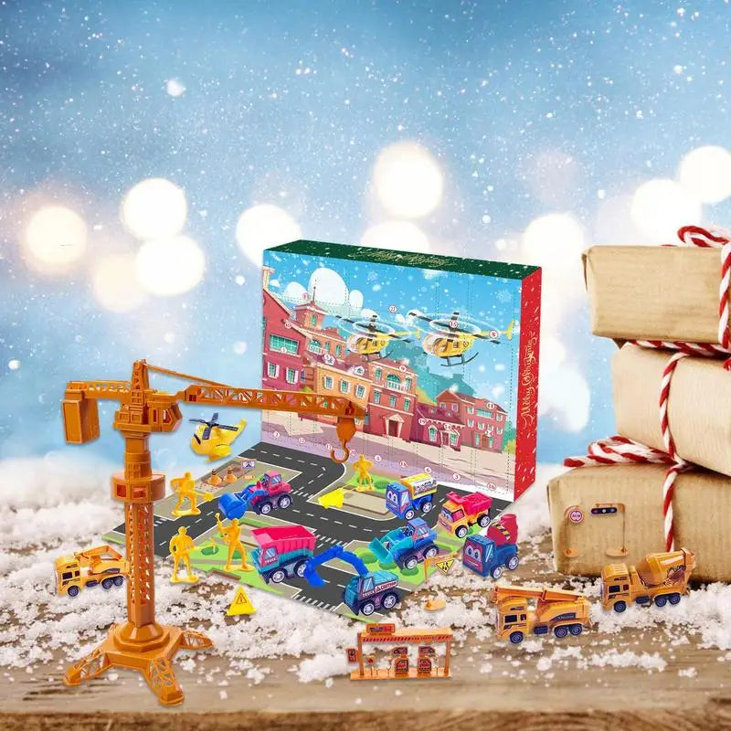 SpeedJoy Calendar - Christmas Countdown Car Calendar for Kids