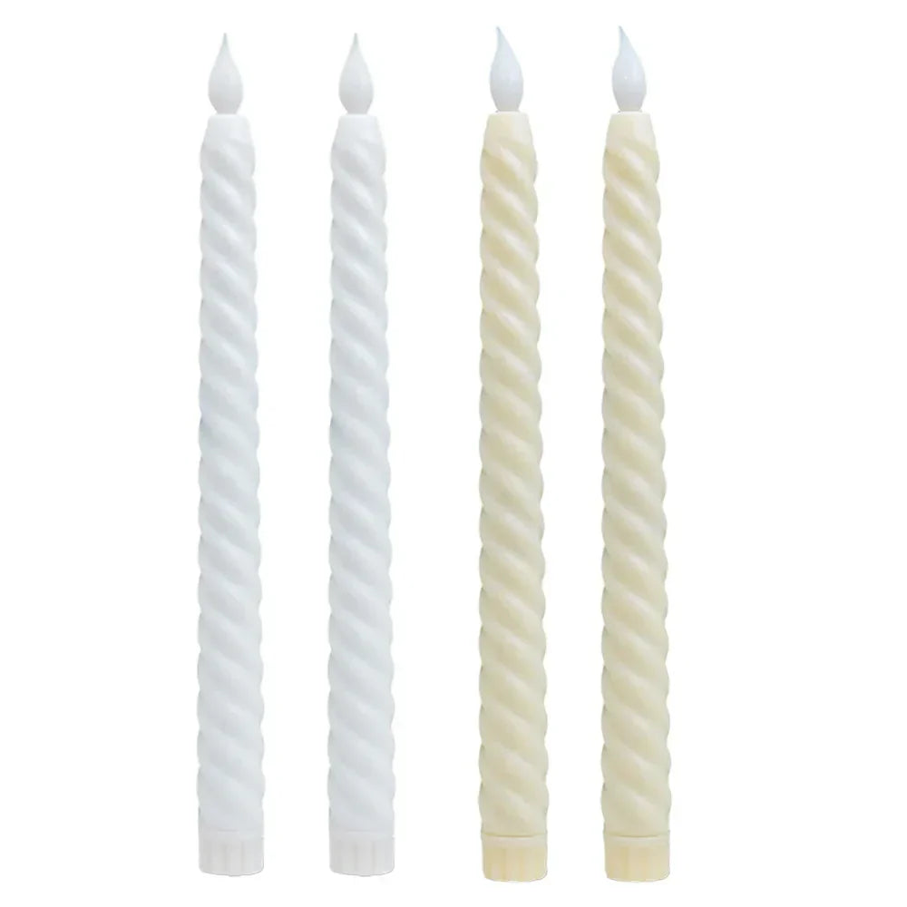 Candlestick - Elegant Long LED Candles with 3D Wick