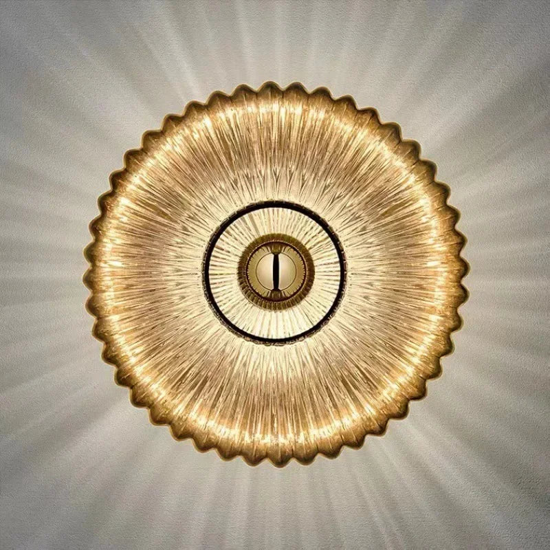 Verre Luminis - Elegant Glass Wall Light for Ambient Lighting