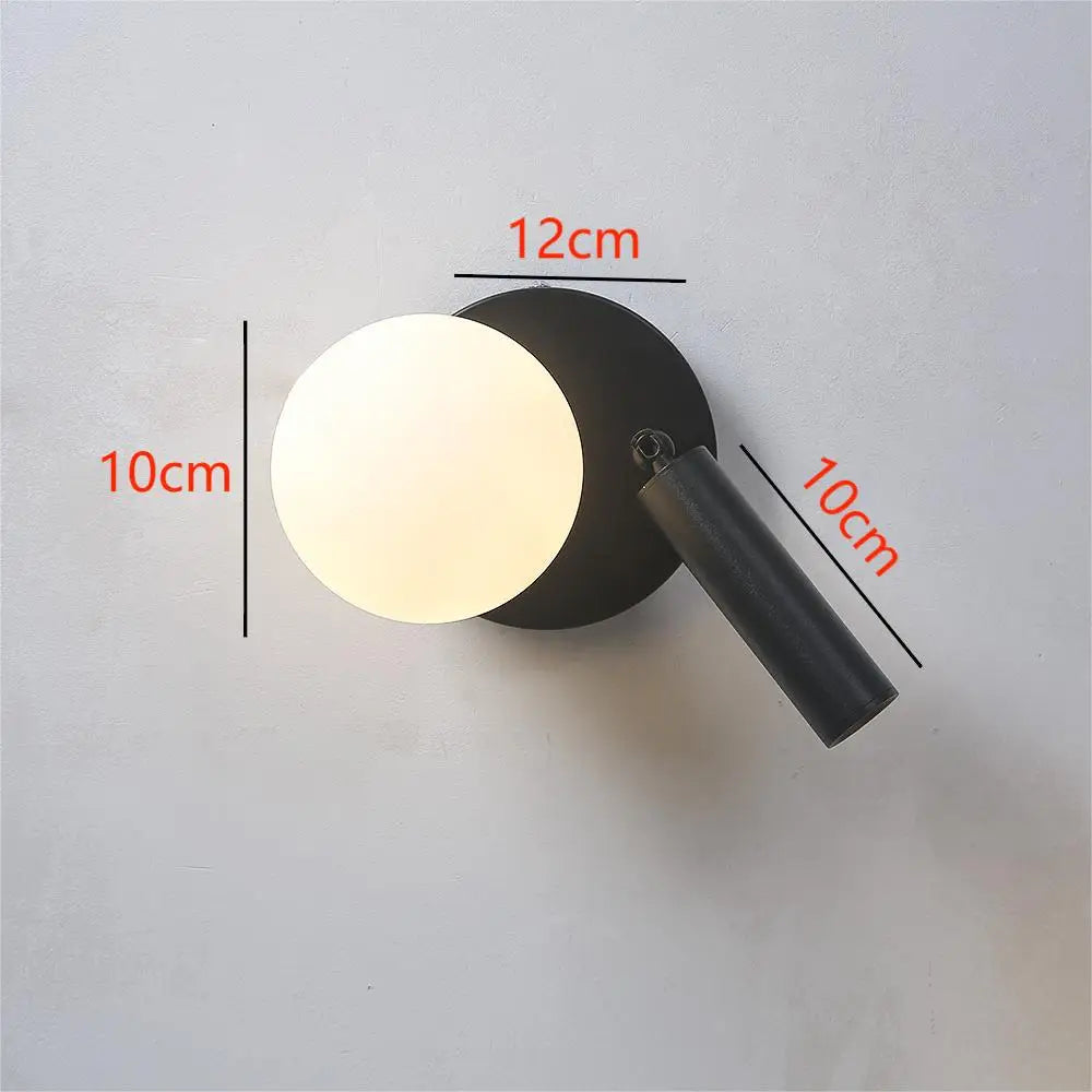 NordicLux - Rotating LED Glass Wall Lamp