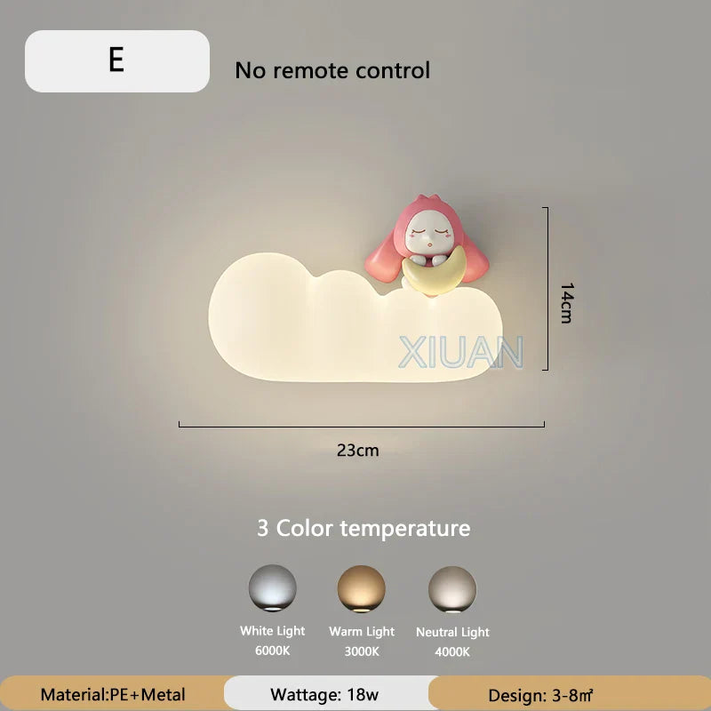 KidsDream - Playful LED Wall Lamp for Kids' Bedroom