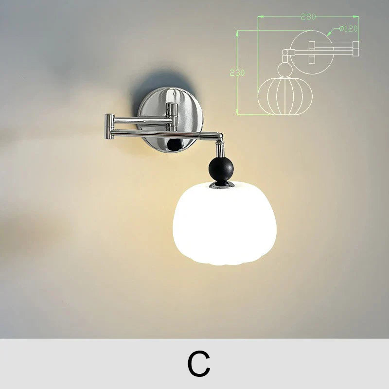 TelescopicLamp - Adjustable Retro Wall Light with Reading Arm