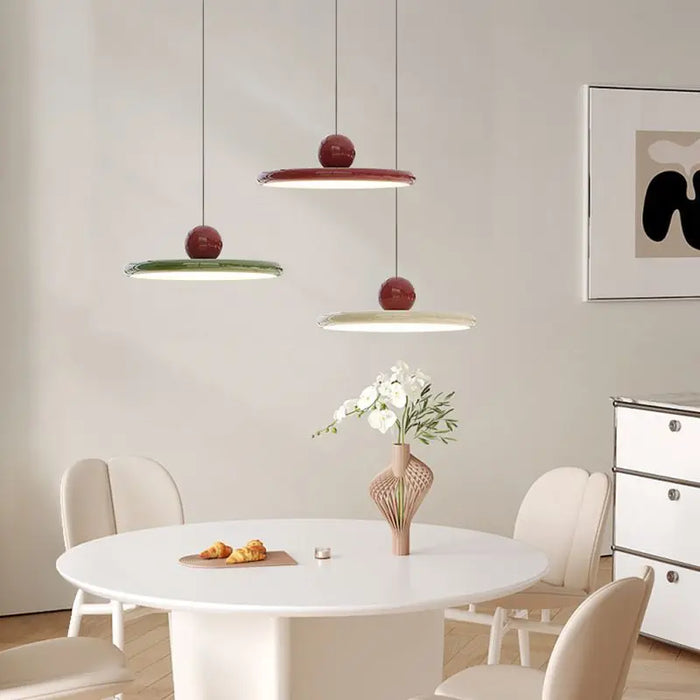 Nordlux Lampe en Verre - Suspension LED Scandinave au Design Bauhaus