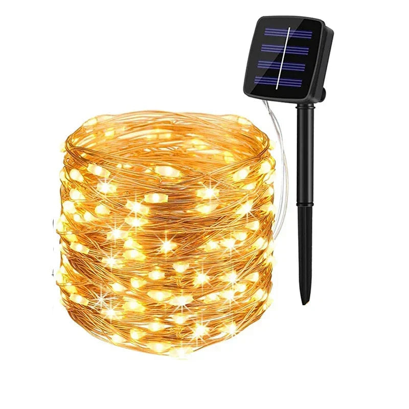 EtoilesSolaires - Solar Star String Lights for Gardens