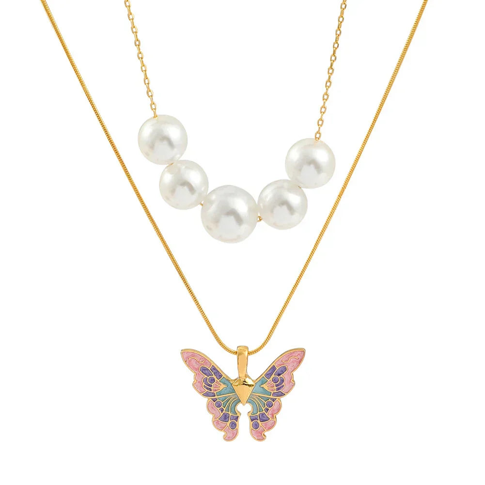 FairyWing - Collier pendentif papillon féérique