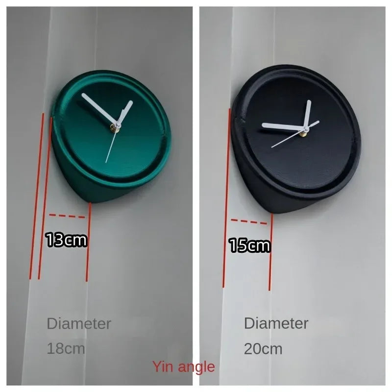 SilentCorner - No-Drill Silent Corner Wall Clock