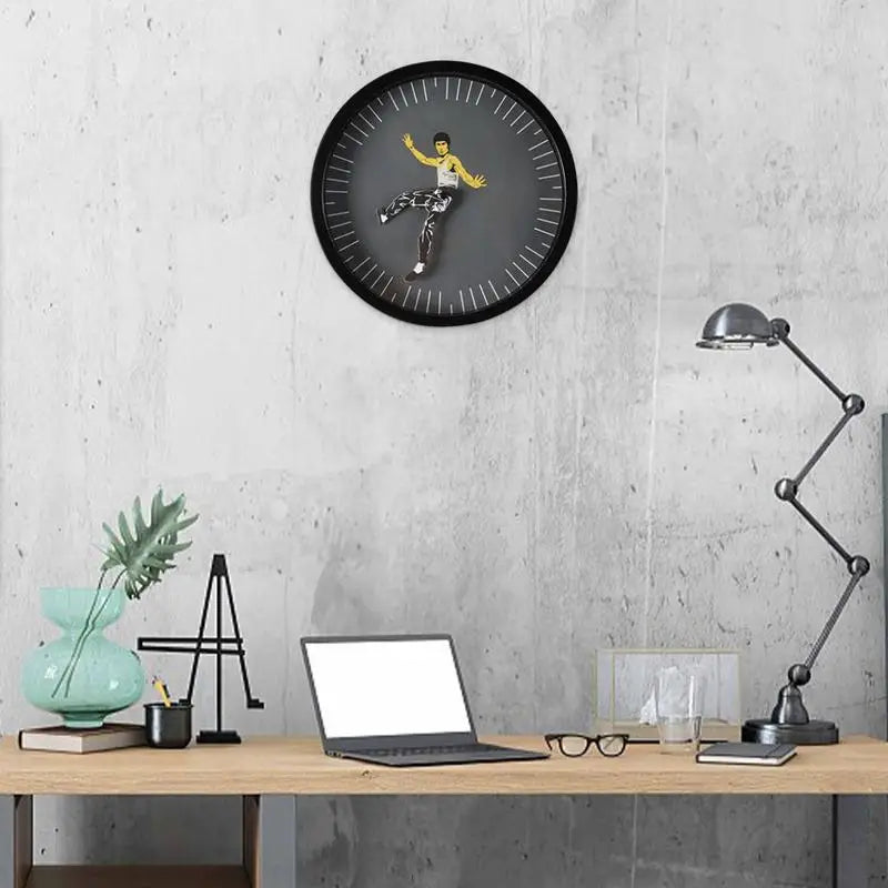 KungFuTime - Decorative Chinese Kung-Fu Wall Clock