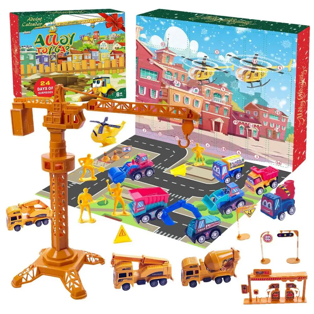 SpeedJoy Calendar - Christmas Countdown Car Calendar for Kids