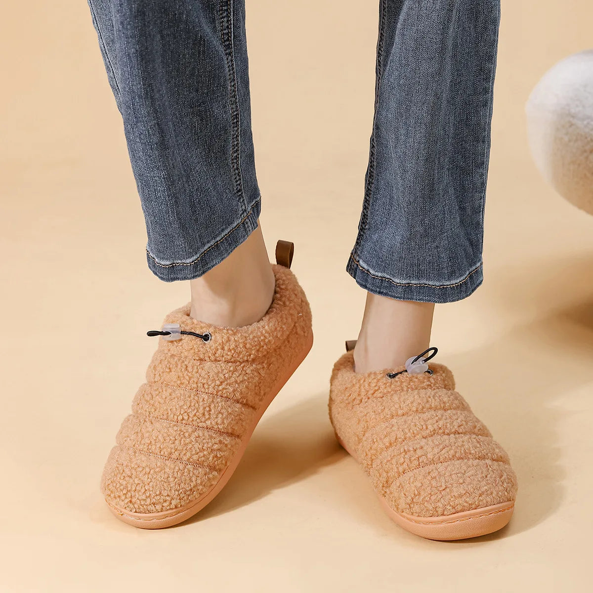 CloudWalk - Non-Slip Plush Slippers for Winter