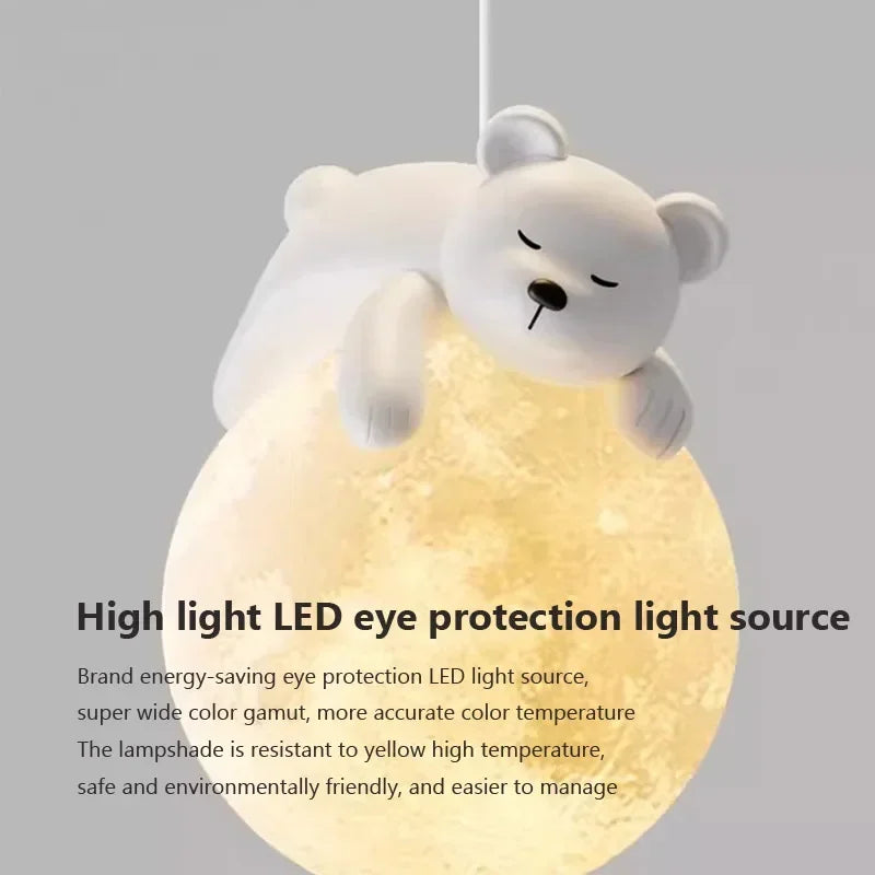 MoonGlow Light - Applique Murale LED Élégante pour la Chambre