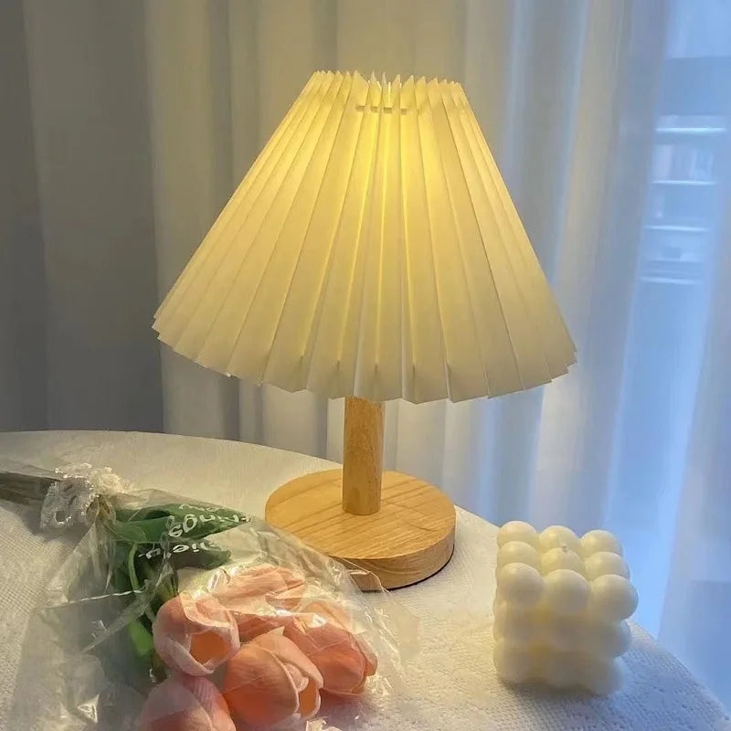 Pleat Table Lamp - Foldable LED Design Lamp for a Unique Touch