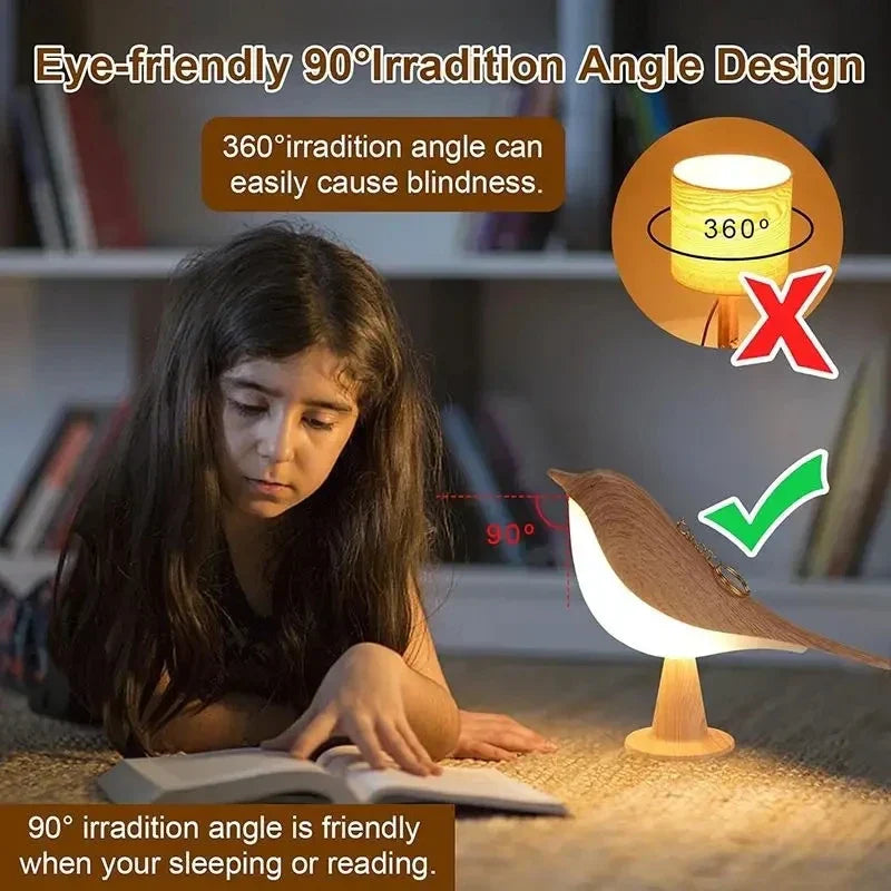 Bird Lamp - Touch Night Light with Adjustable Color Lighting