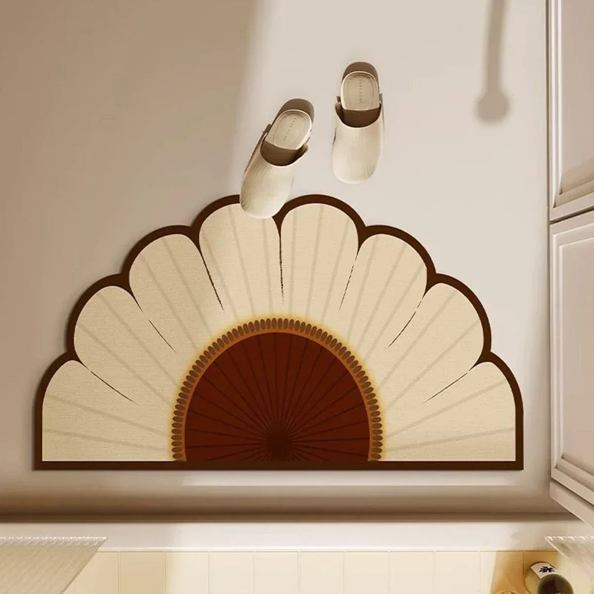 GripBloom - Non-Slip Half-Moon Door Mat