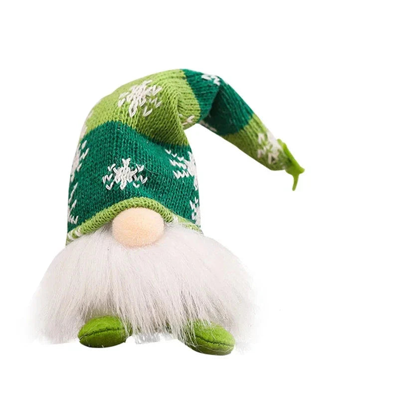 Light-Up Christmas Gnome - Cozy Knit Festive Decoration