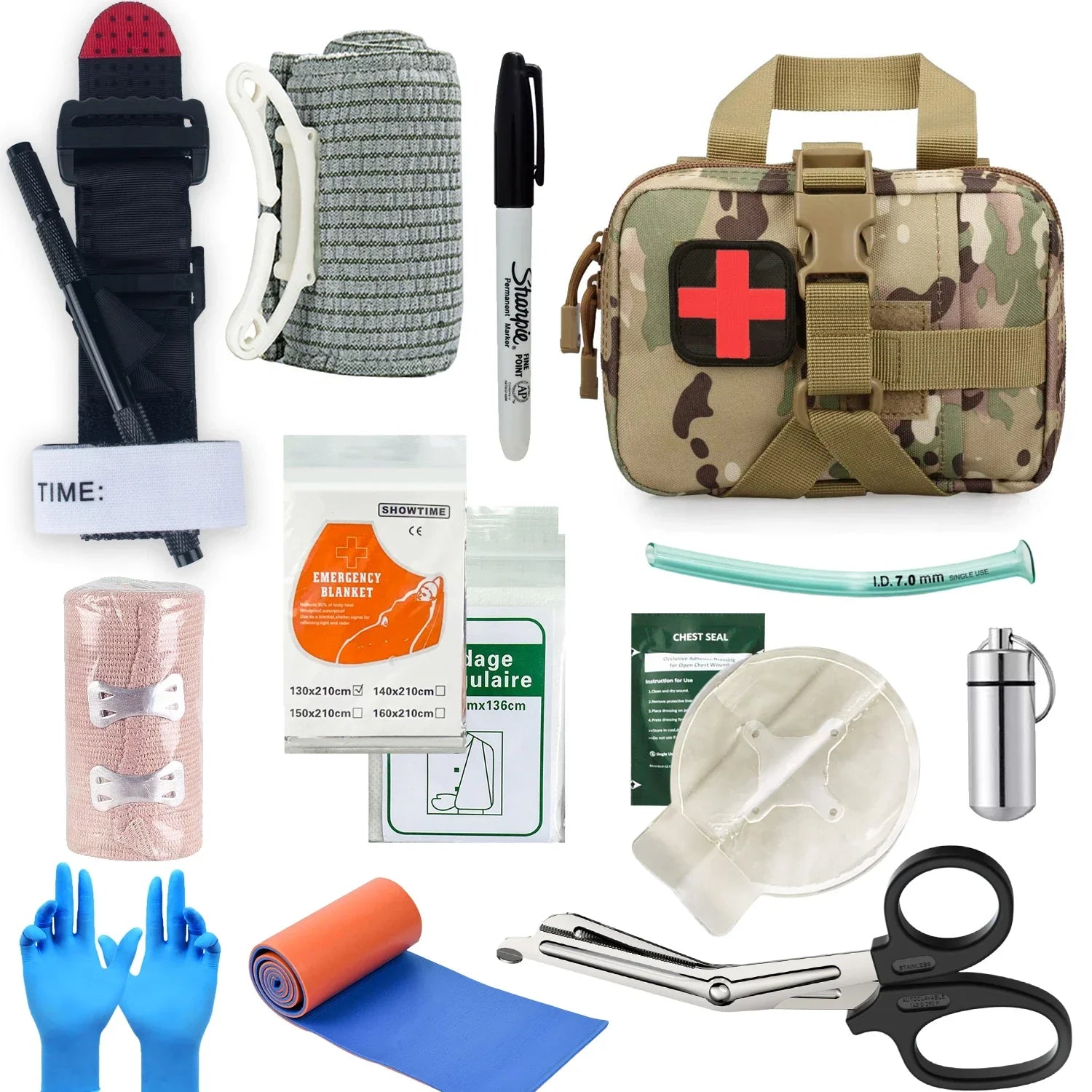 MedShield - Trousse de premiers secours complète pour traumatismes