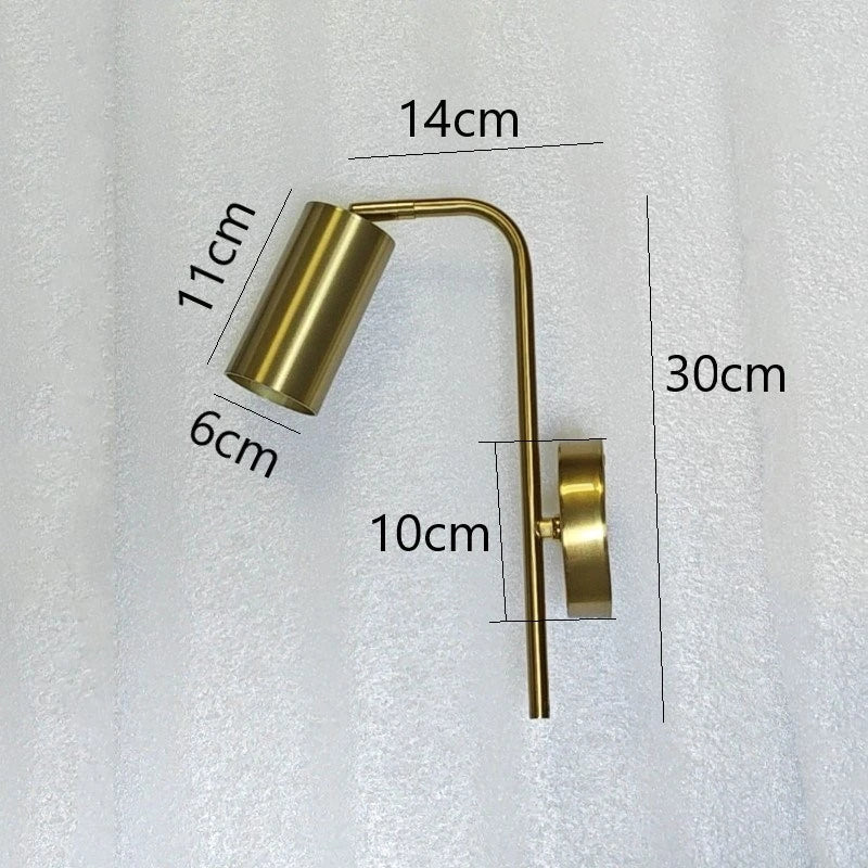 Malmora - Luxury Gold Wall Light for the Bedroom