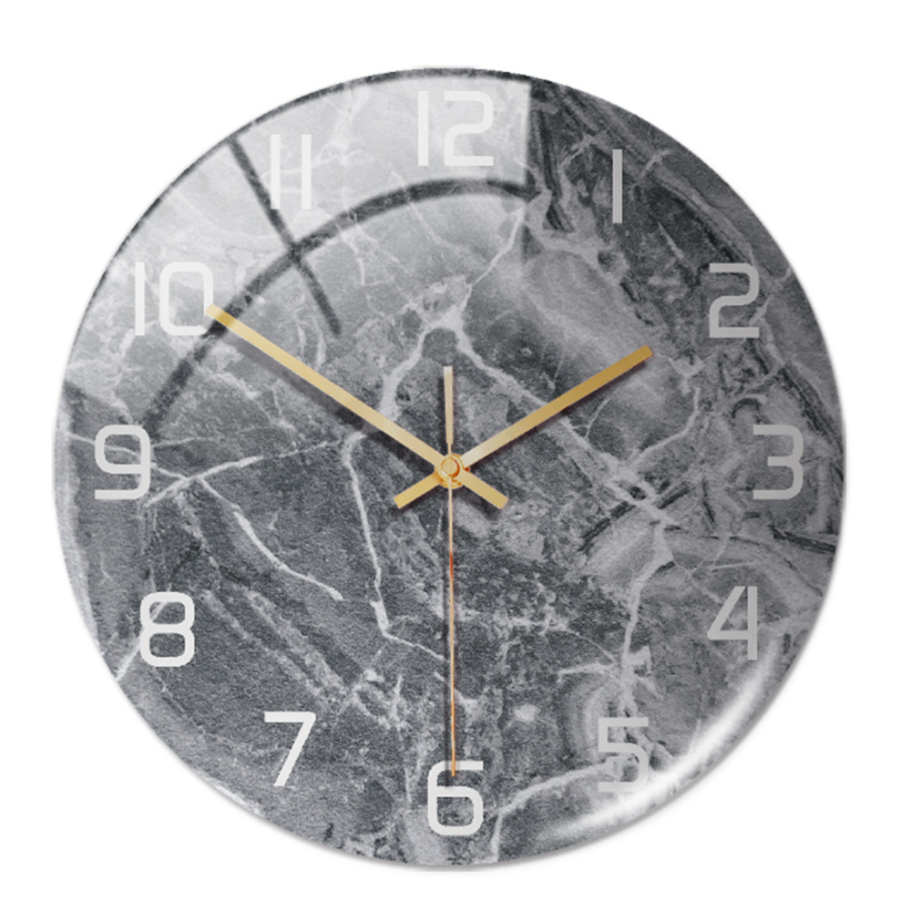 Timeless Marble - Silent Mechanism Marble Wall Clock