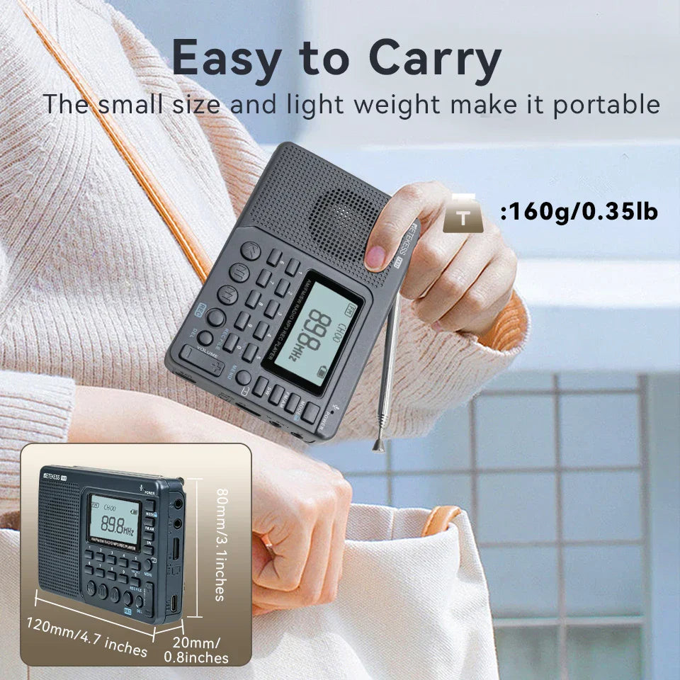 EchoWave - Radio portable rétro