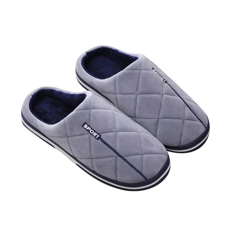 Cozy Cushions - Soft Cotton Slippers for Large Sizes
