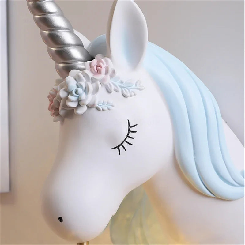 UnicornLicht - Unicorn Wall Sconce for Kids' Room
