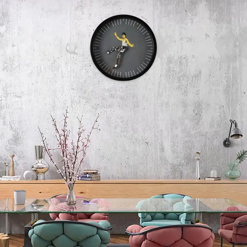 KungFuTime - Decorative Chinese Kung-Fu Wall Clock