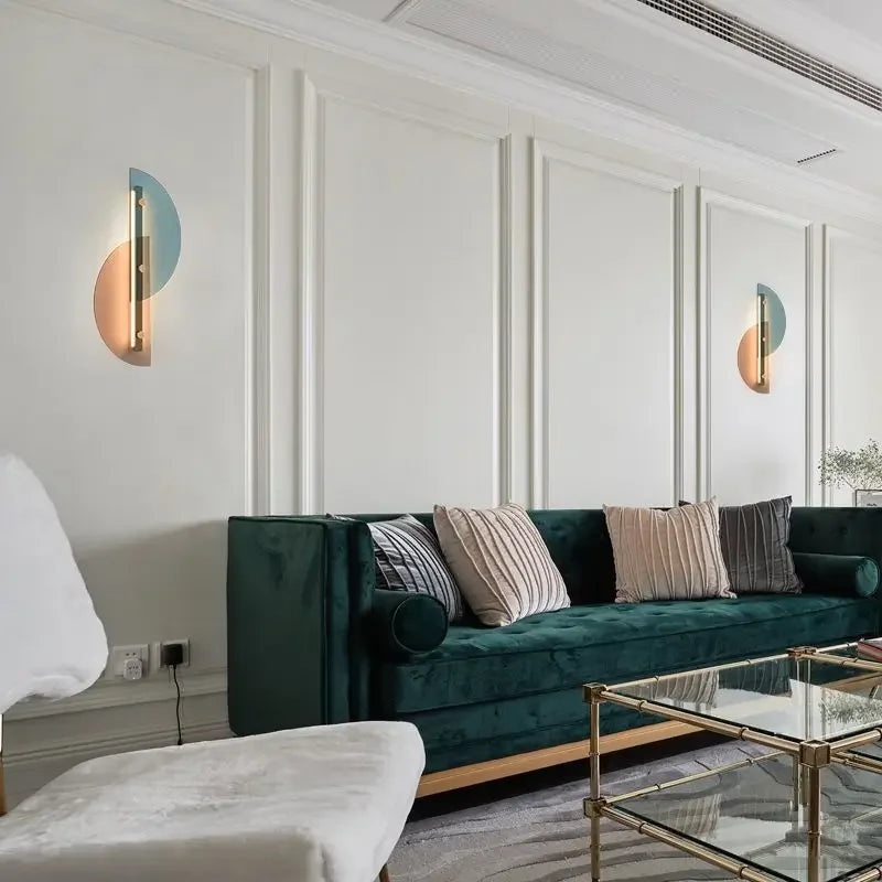 ArcGlow Lamp - Arched Glass Wall Sconce