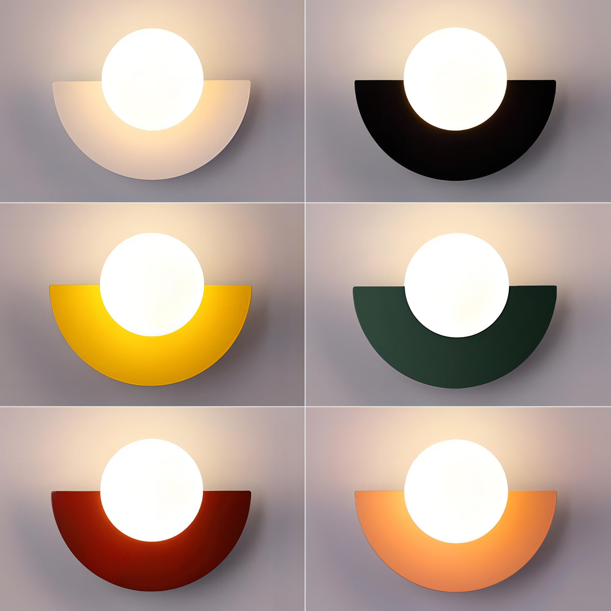 Everest Nordic - Scandinavian Wall Sconce in 6 Colors