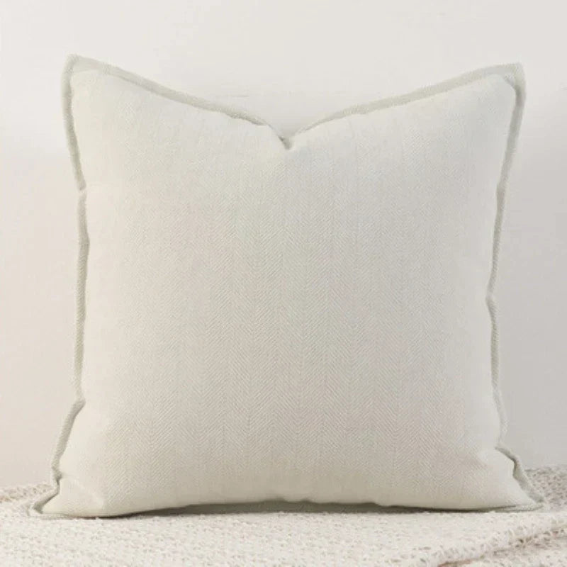 DuneWeave - Solid Color Chenille Cushion Cover for a Warm Interior