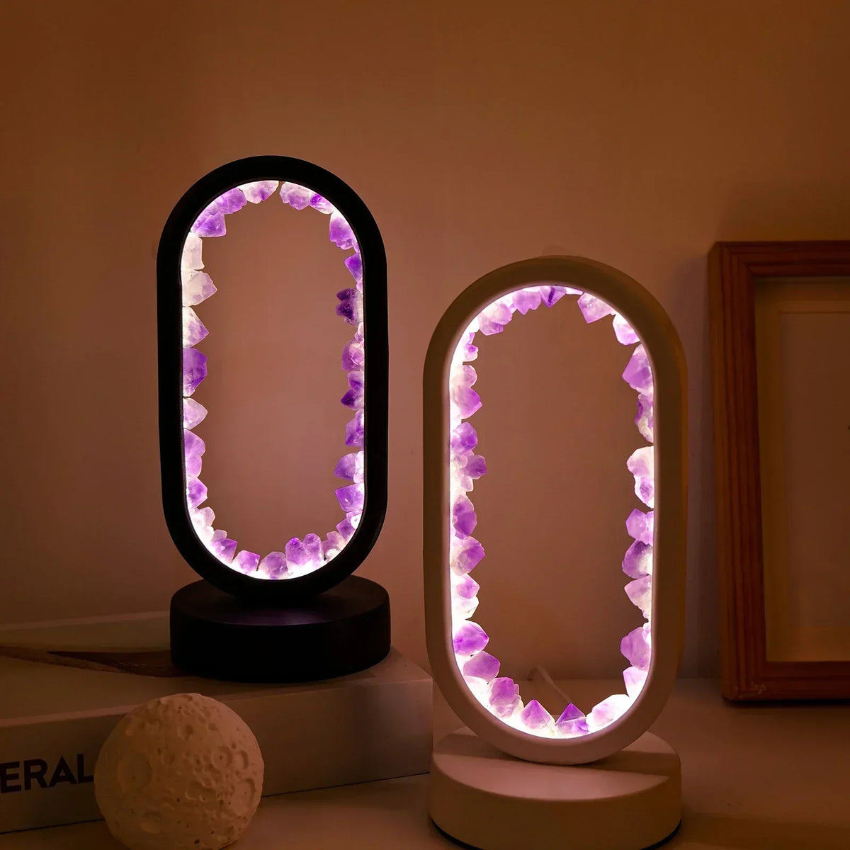 Amethystique - Soothing Natural Amethyst Crystal Lamp